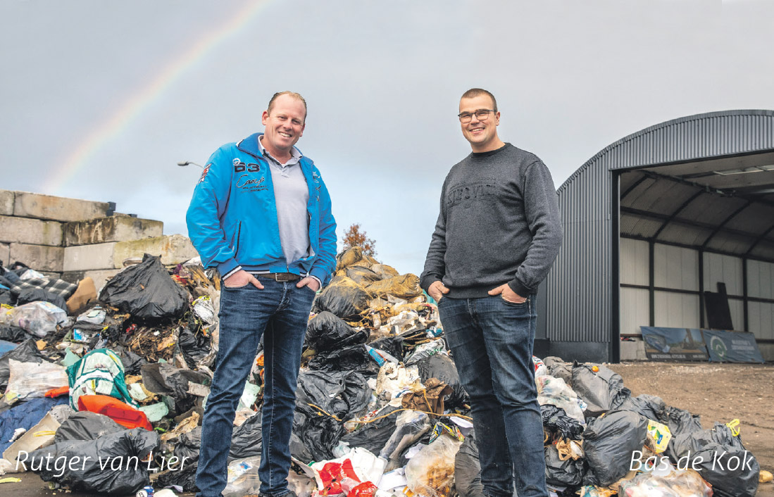 Rutger van Lier en Bas de Kok van Stadskanaal recycling